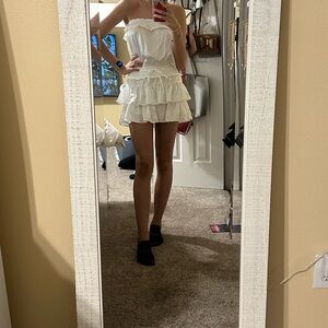 Day + Moon white romper, size small